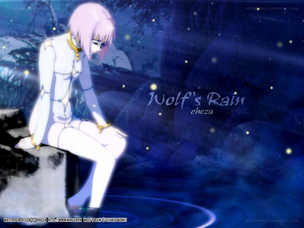 Anime character by water