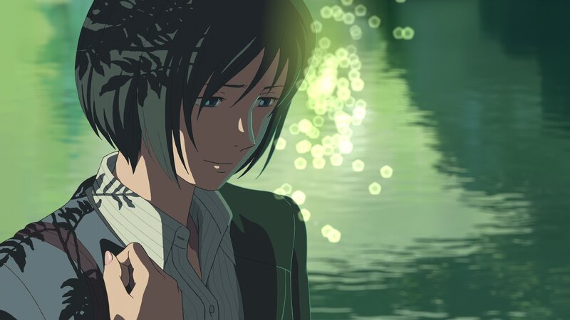 Anime Character by Water — Green