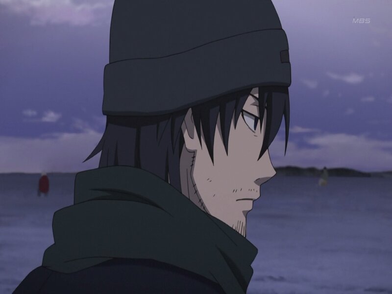 Anime Character by Water — Purple, Dramatic