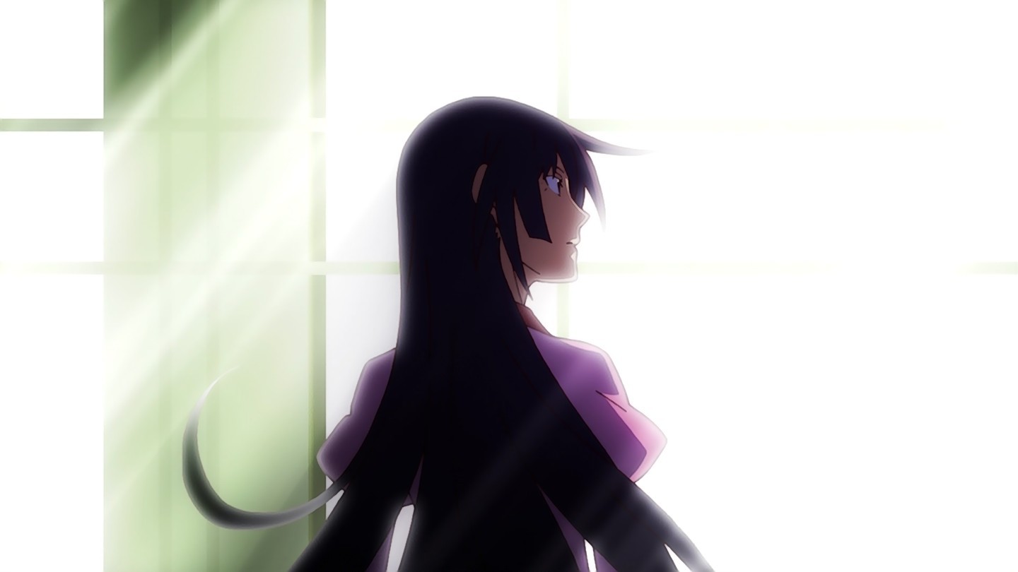 anime character by window