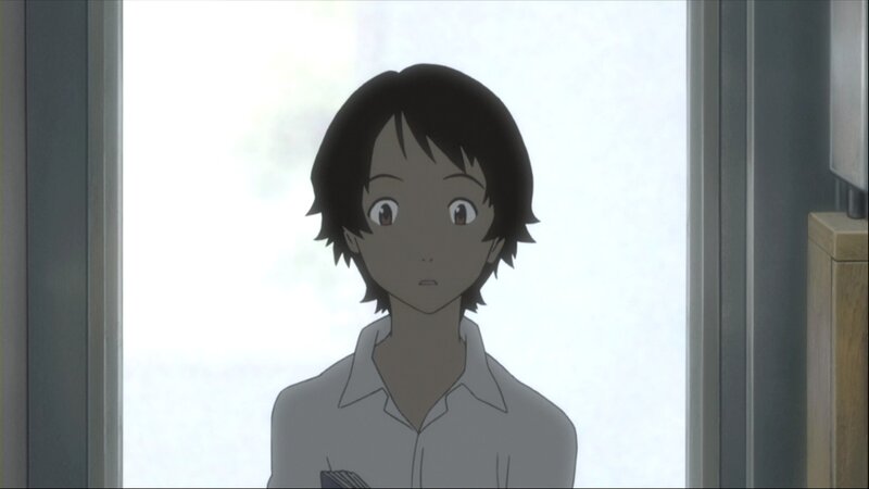 anime character by window
