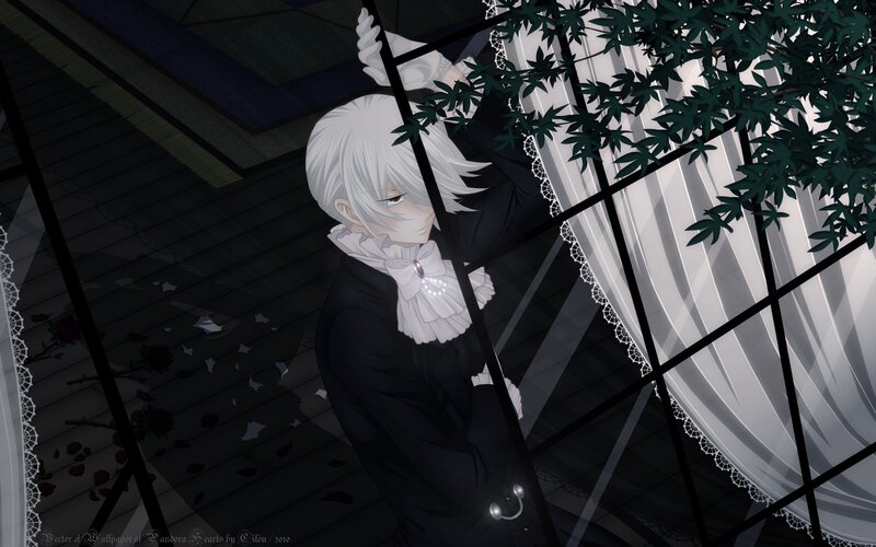 anime character by window