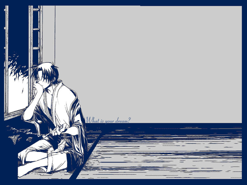 anime character by window