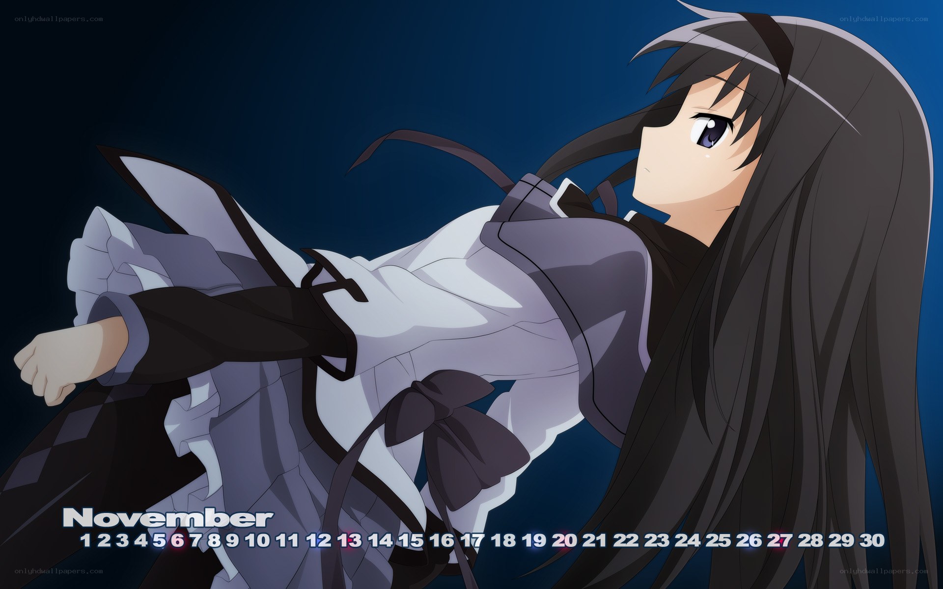 anime character calendar