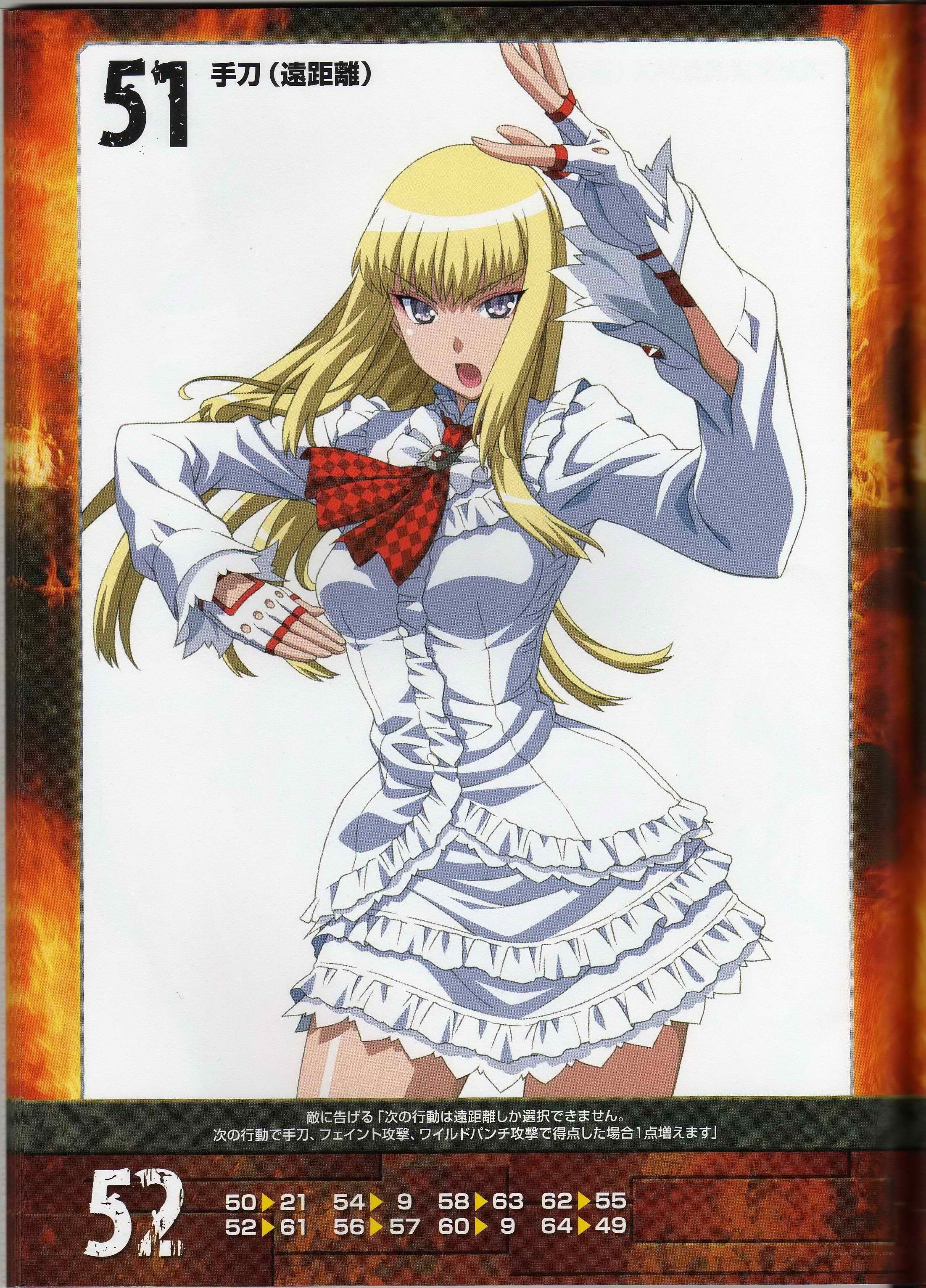 anime character card