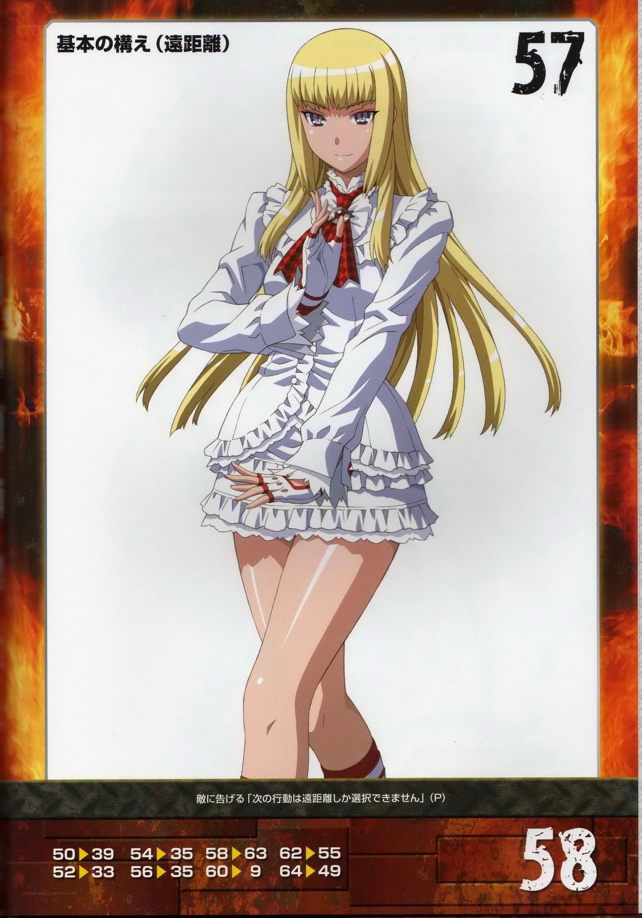 anime character card