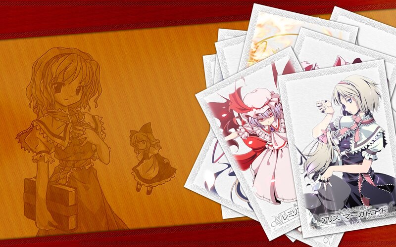Anime Character Cards — Red, Calm