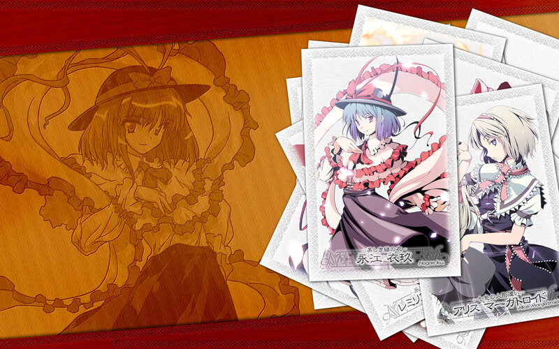 Anime Character Cards — Red