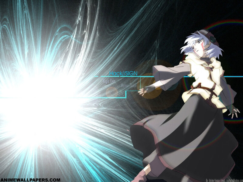 Anime character casting a spell