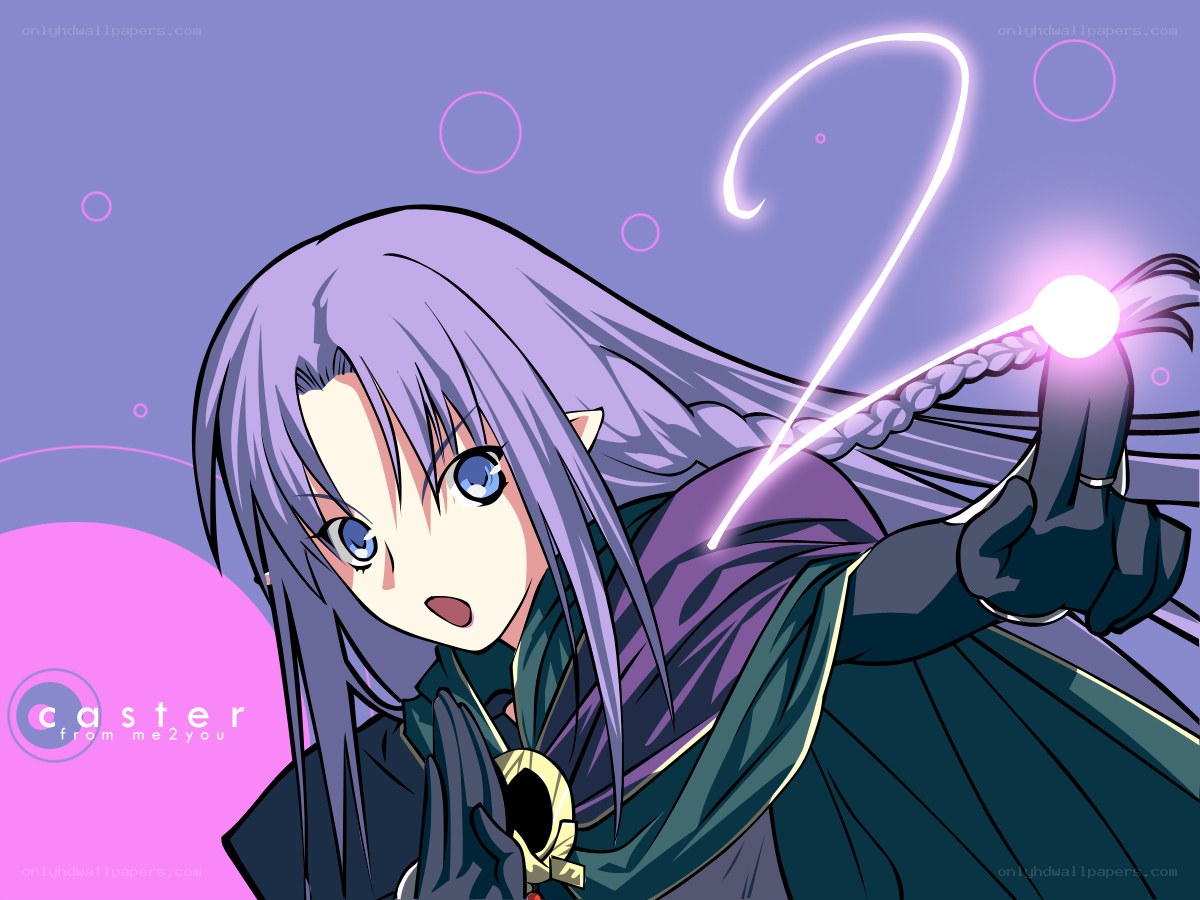 anime character casting spell