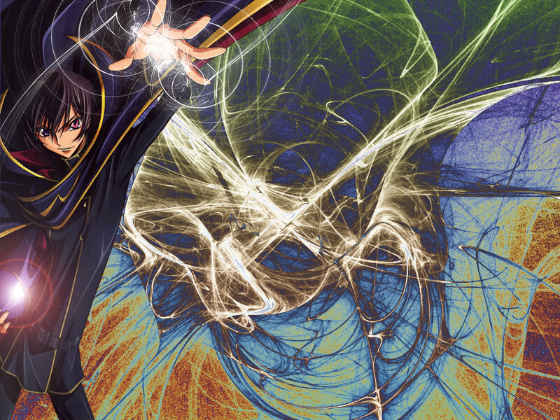 Anime Character Casting Spell — Blue, Dramatic, Manga