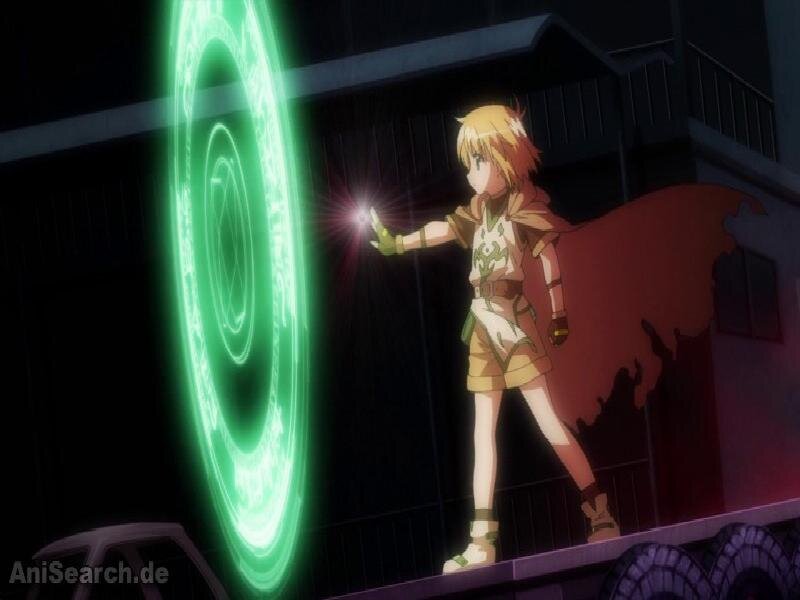 Anime Character Casting Spell — Green