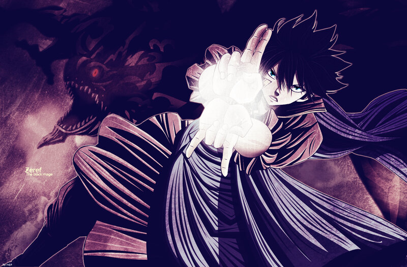 Anime Character Casting Spell — Purple, Dramatic, Night