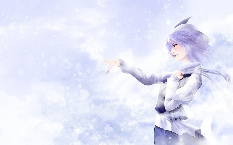 Anime Character Casting Spell — White