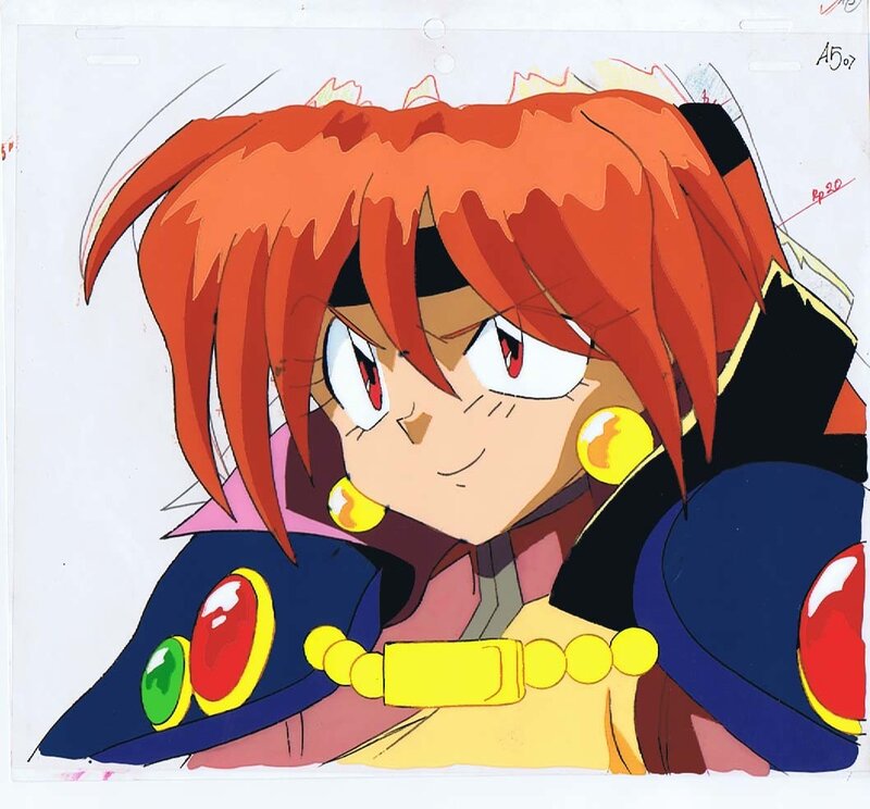 anime character cel art
