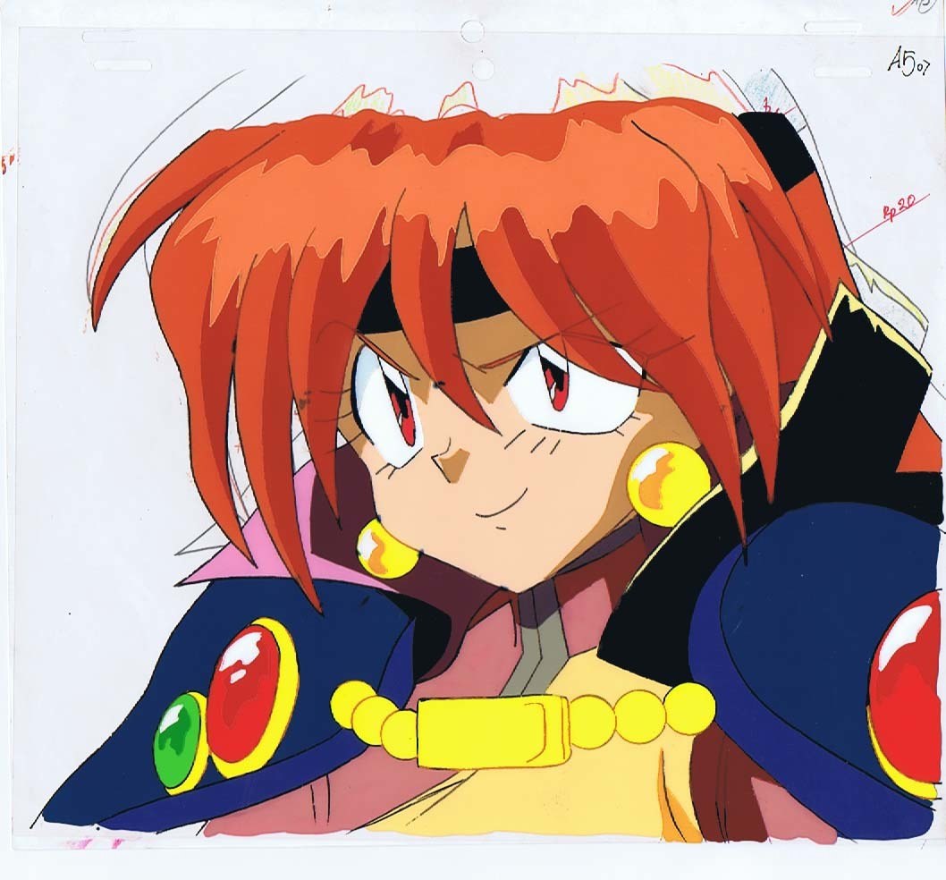 anime character cel art