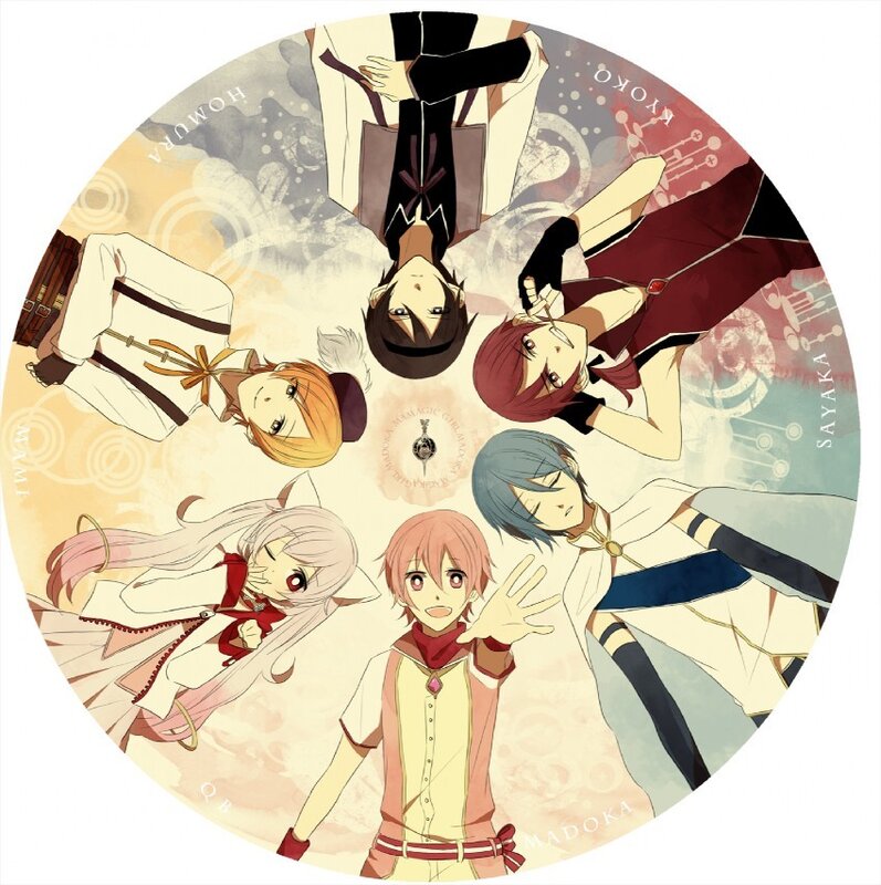 anime character circle art