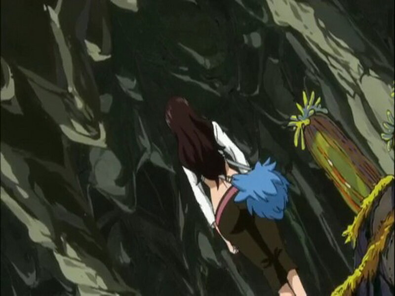 Anime Character Climbing