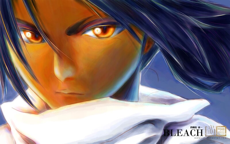 Anime Character Close-up — Blue