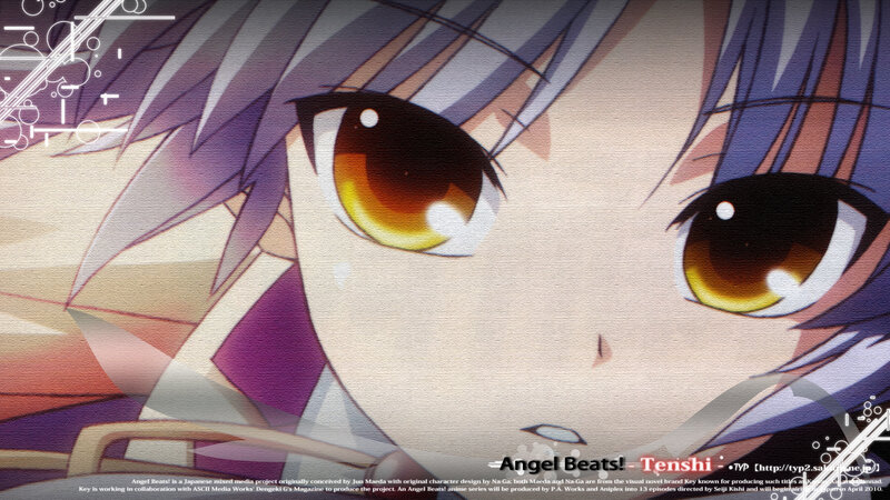 Anime Character Close-up — Purple