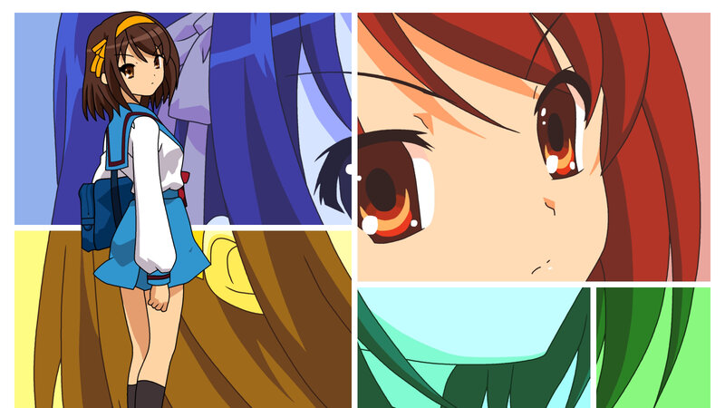 anime character collage