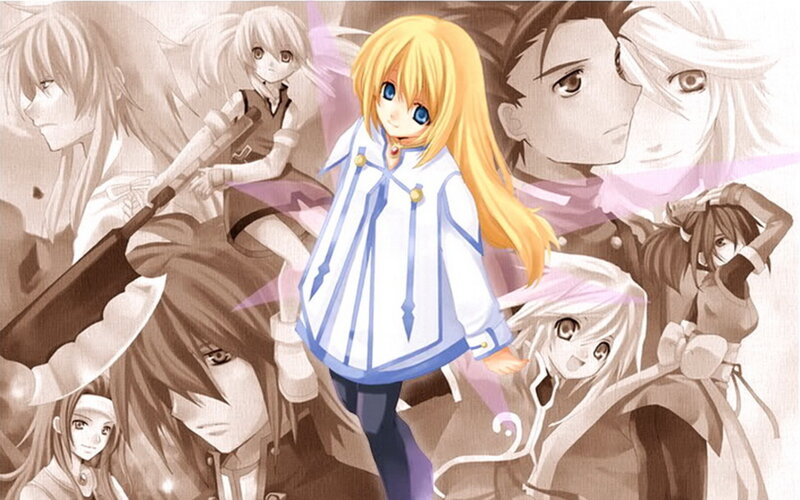 anime character collage