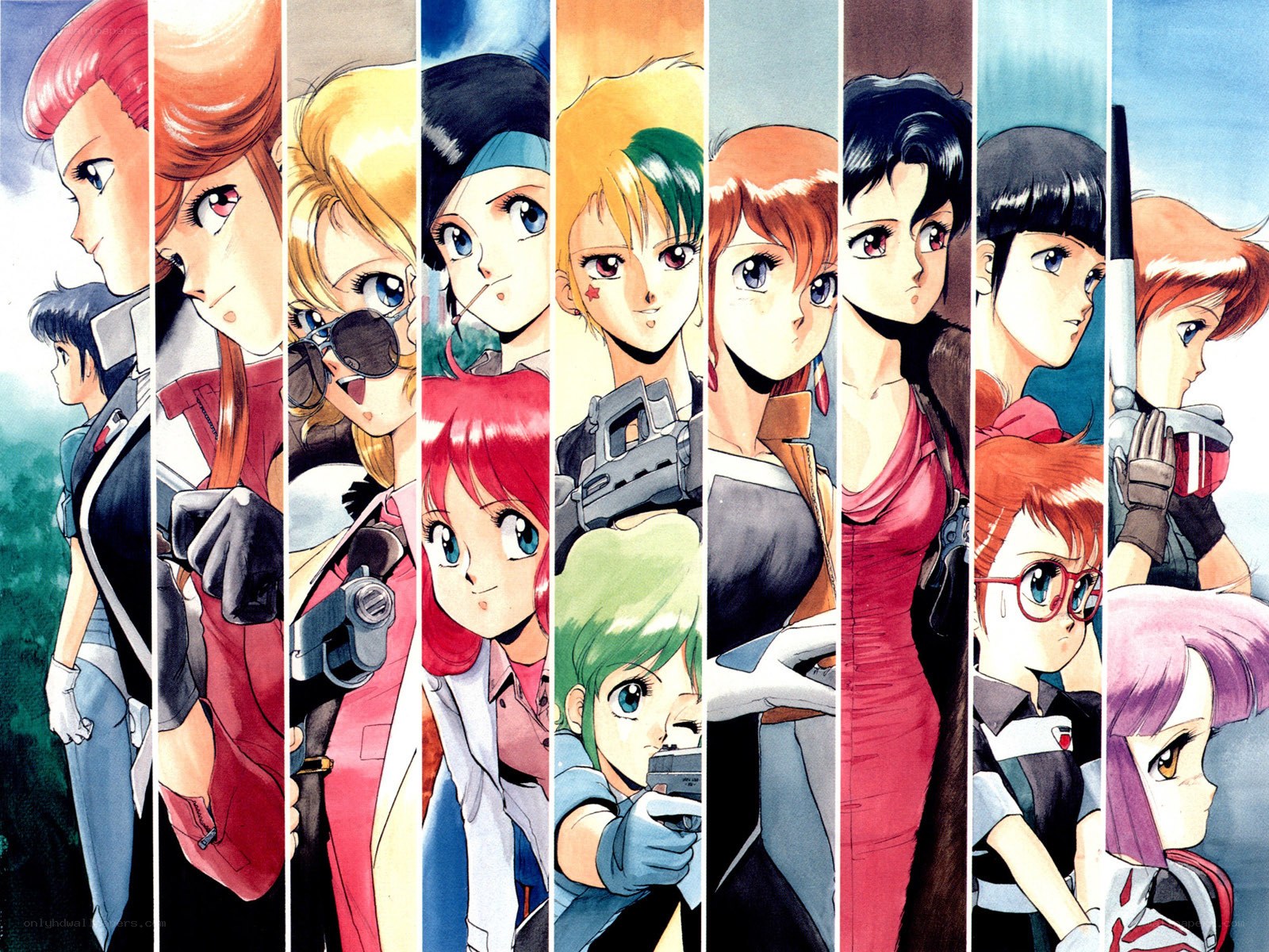 anime character collage