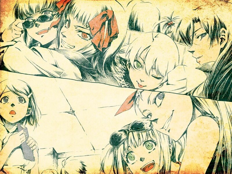 anime character collage