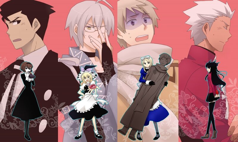 anime character collage