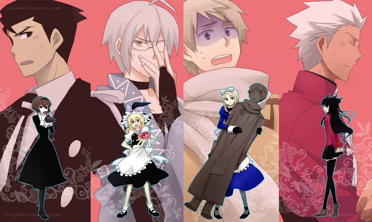 anime character collage