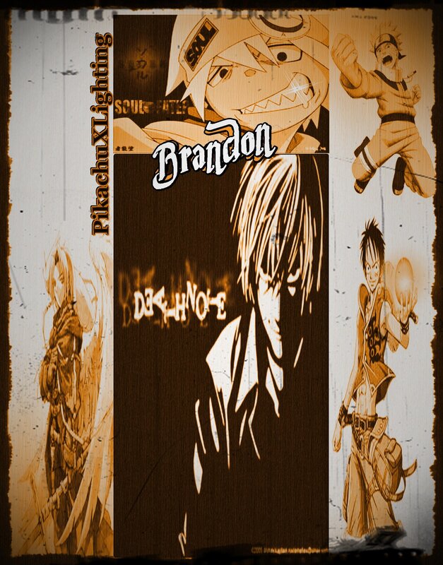 anime character collage