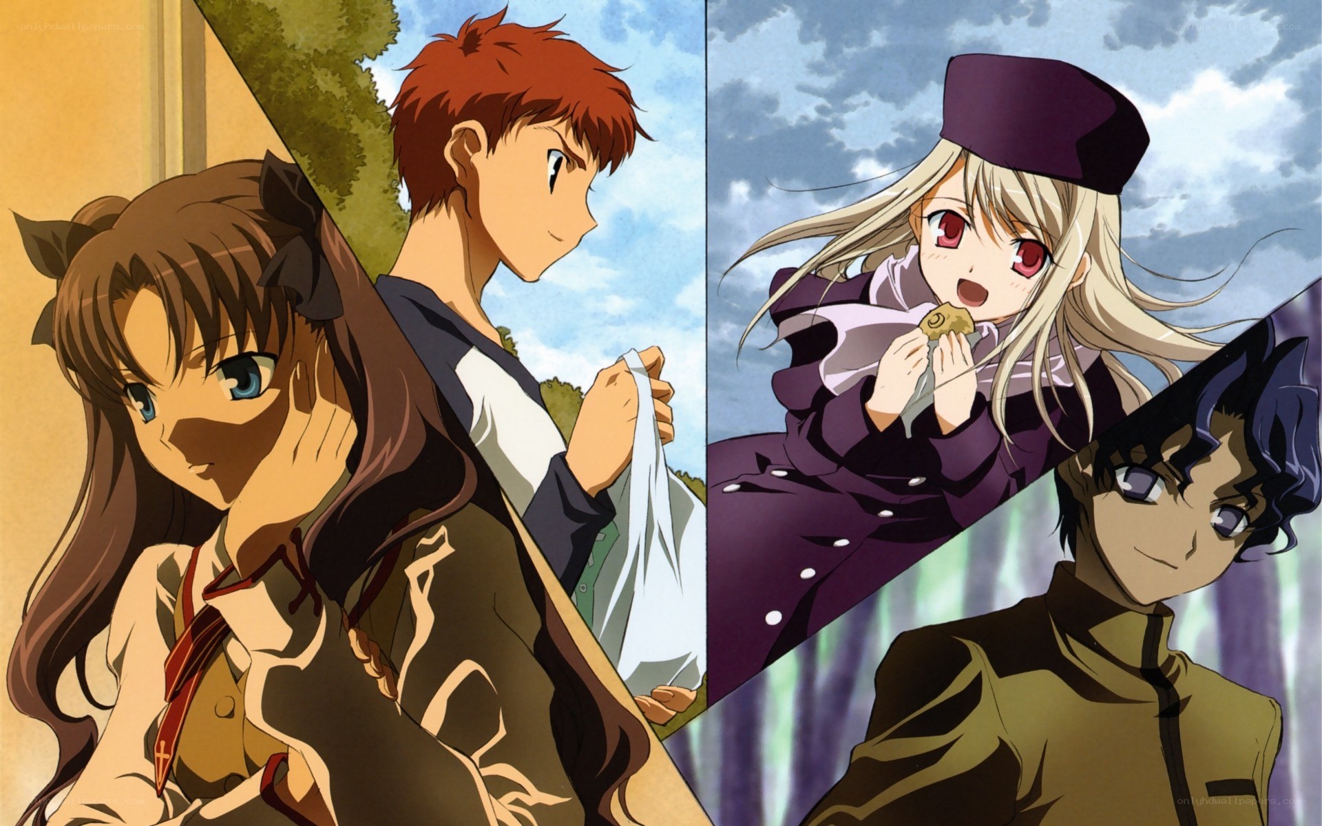 anime character collage