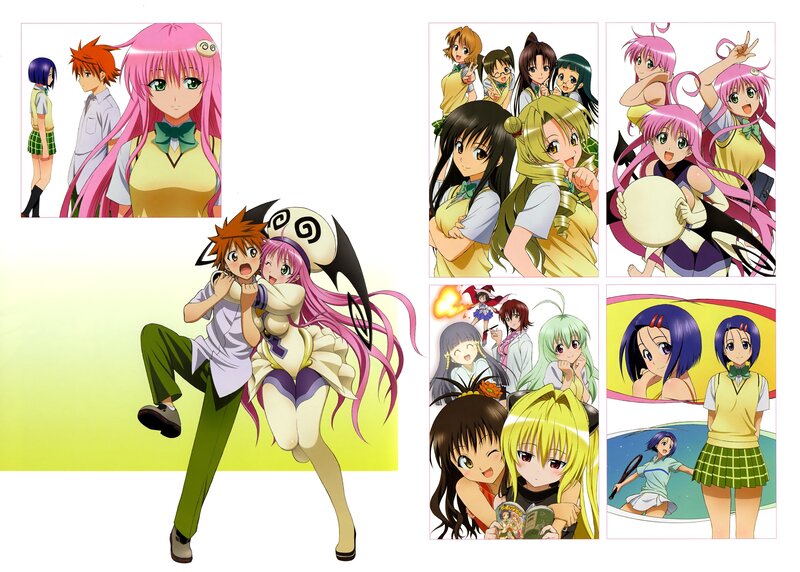 anime character collage
