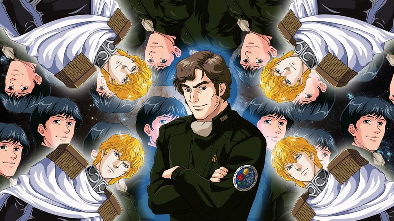 Anime character collage