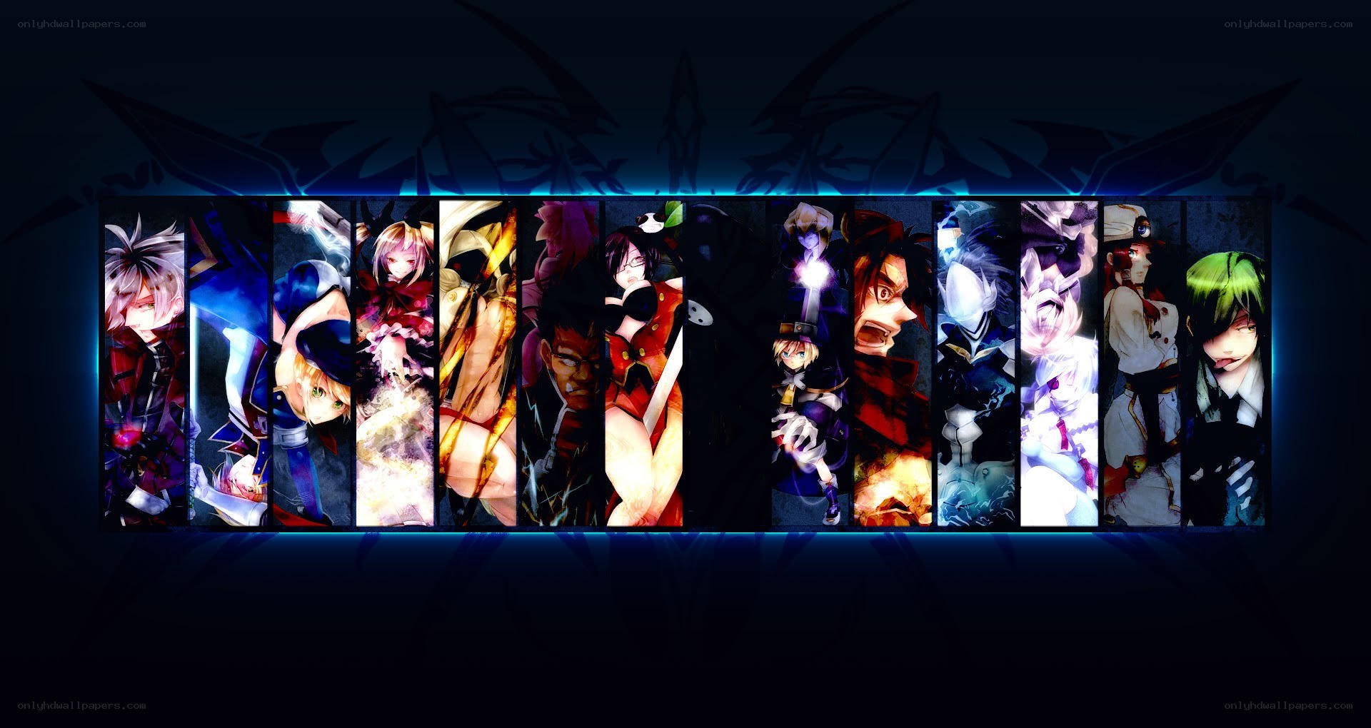 anime character collage