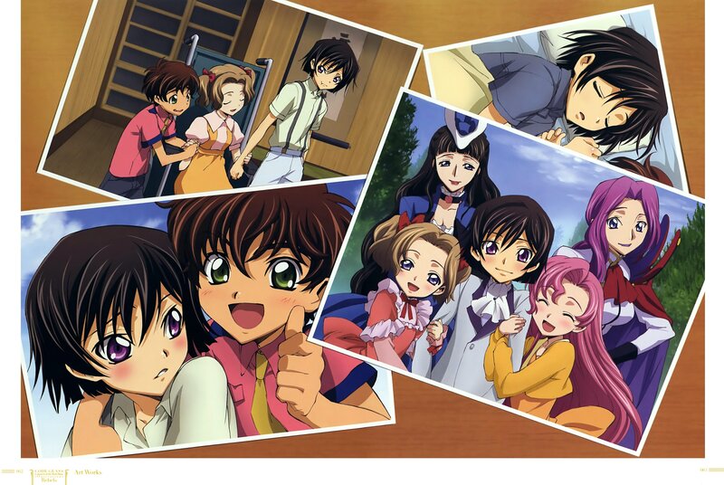 anime character collage