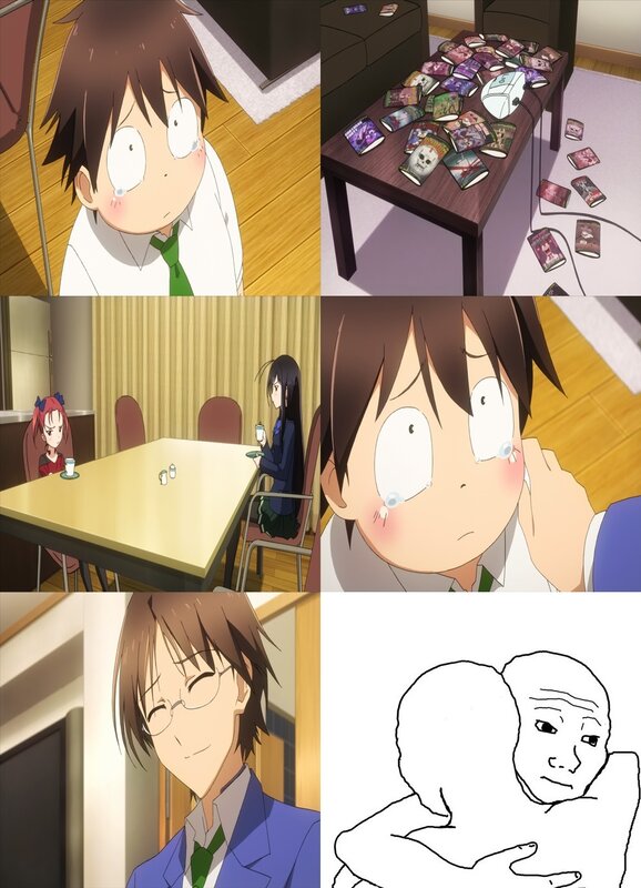 Anime character collage