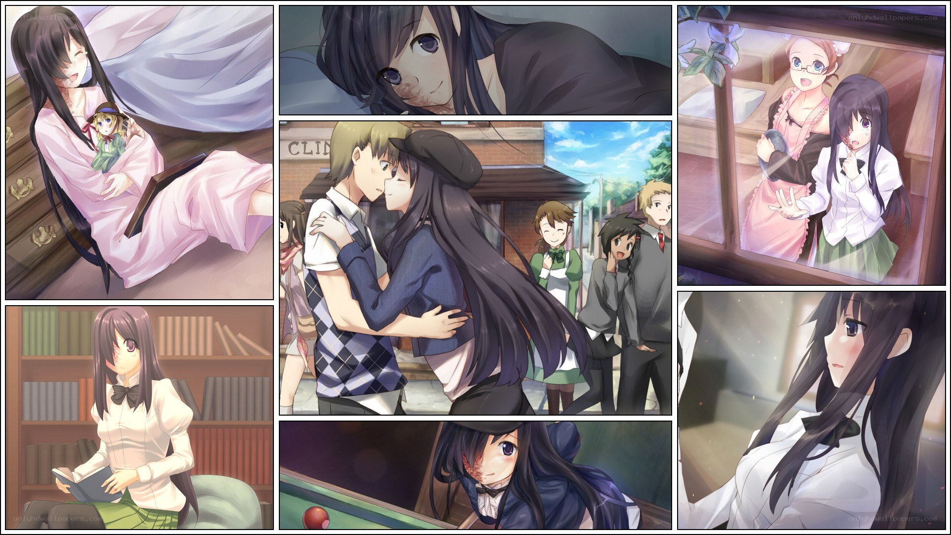 anime character collage
