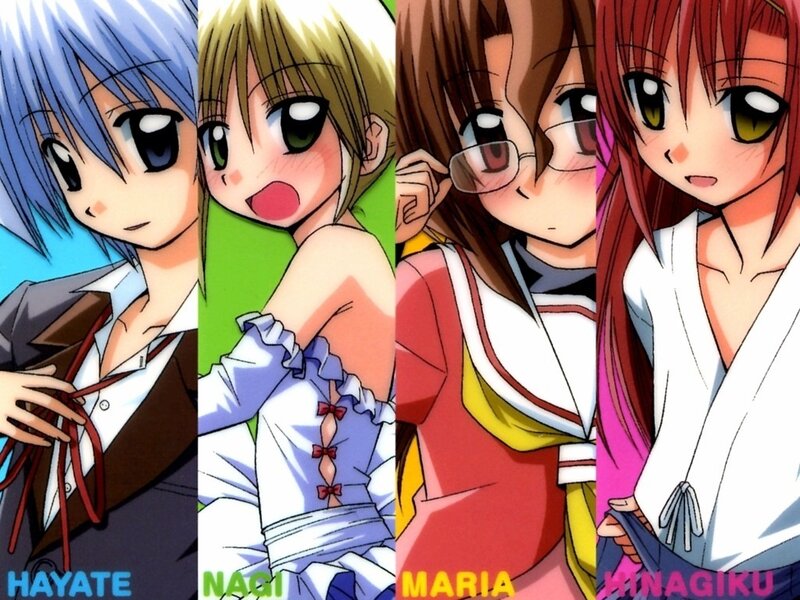Anime character collage