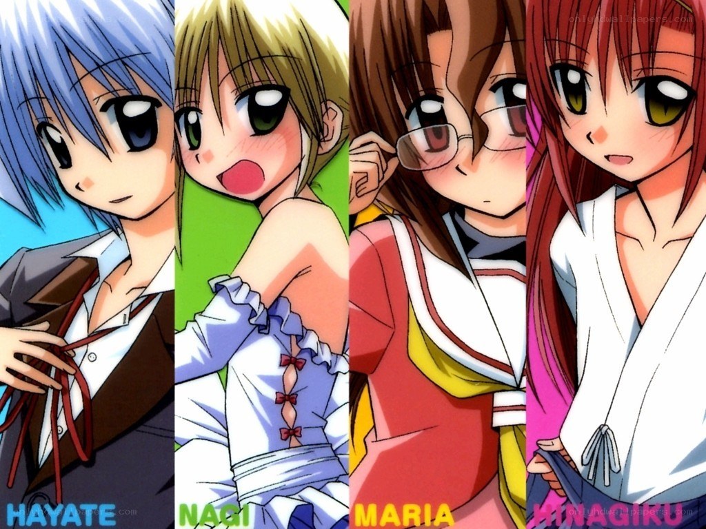 Anime character collage