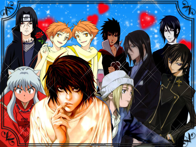 anime character collage