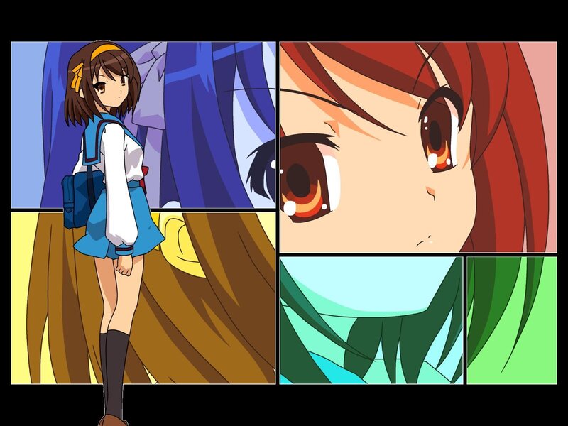 anime character collage