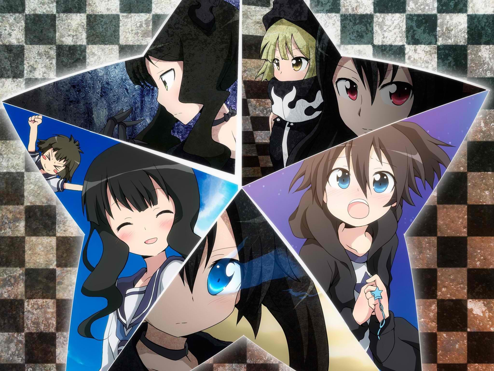 anime character collage