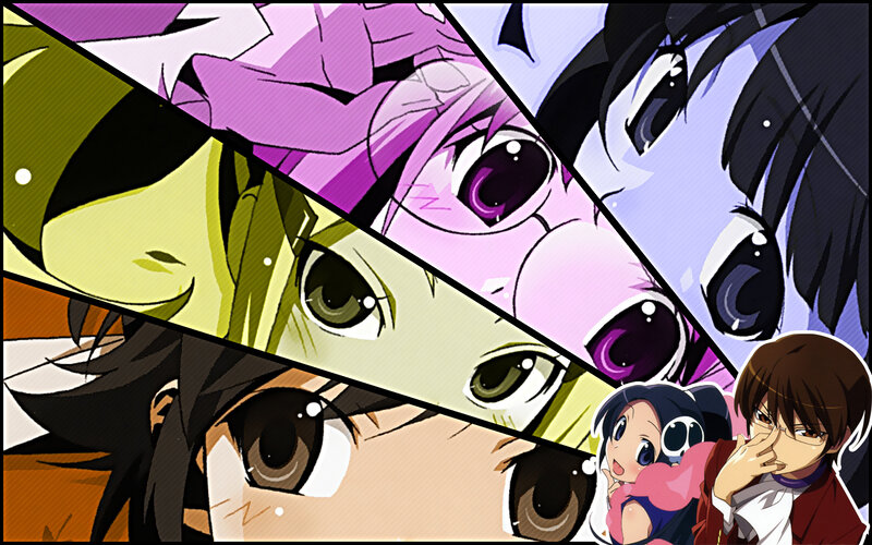 anime character collage