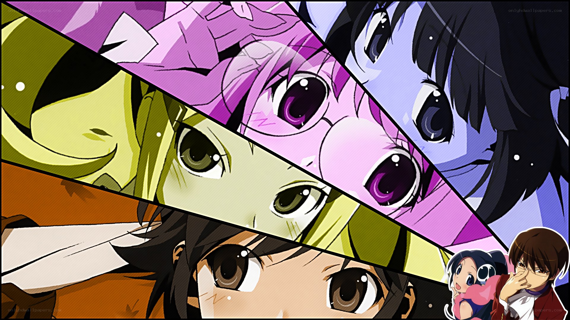 anime character collage