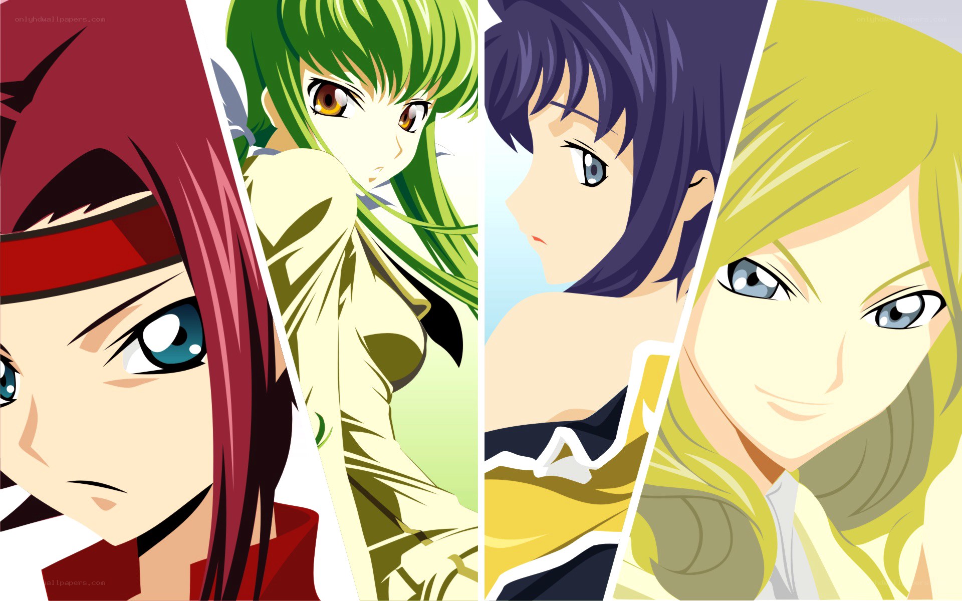 anime character collage