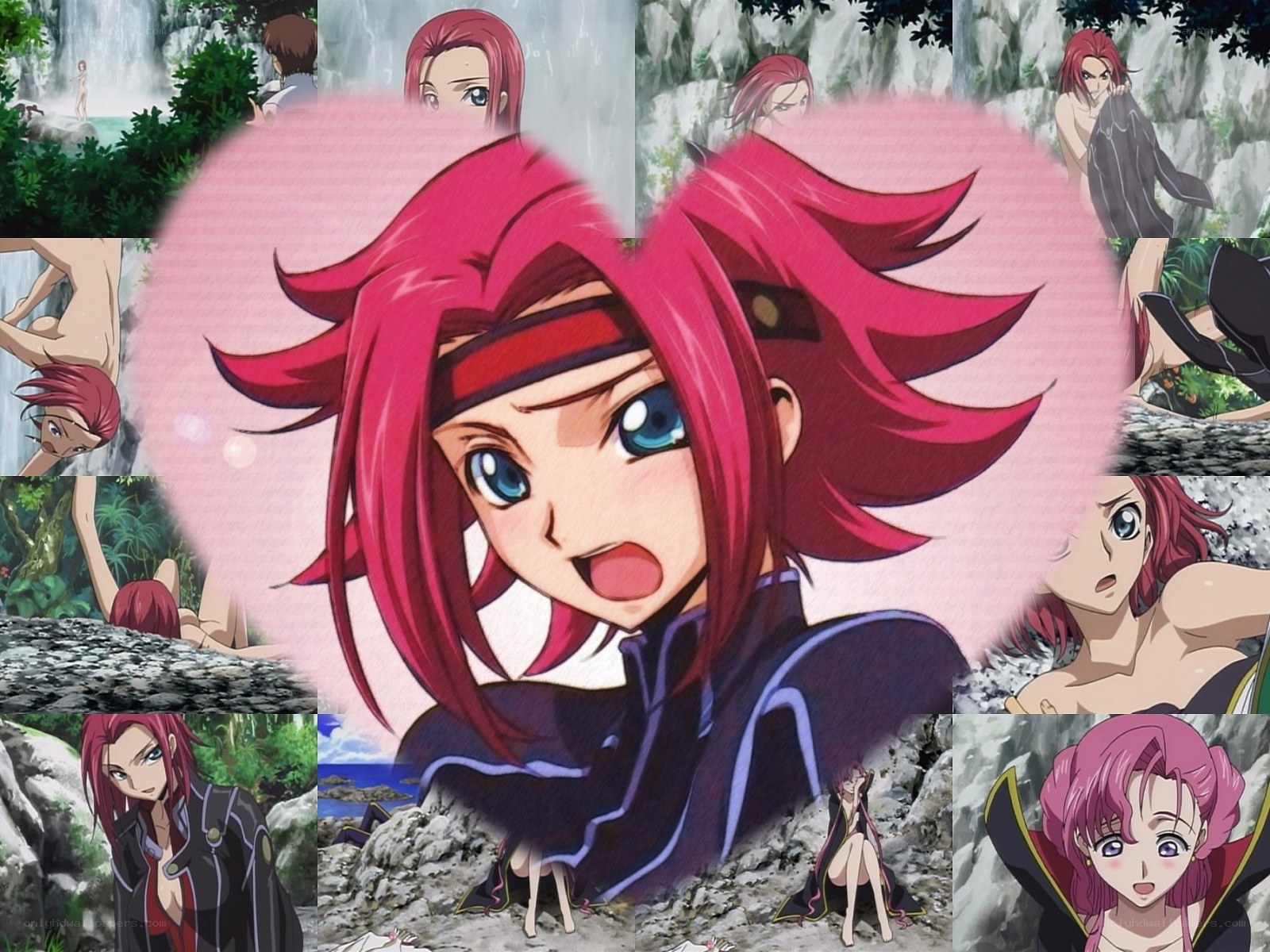anime character collage