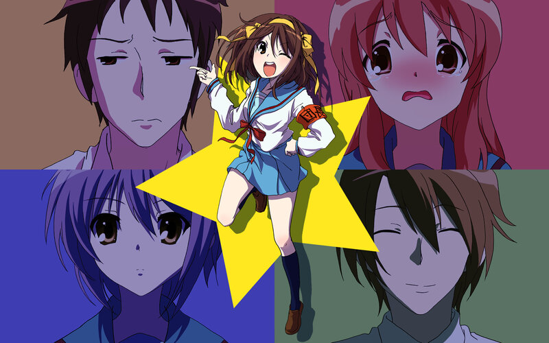anime character collage