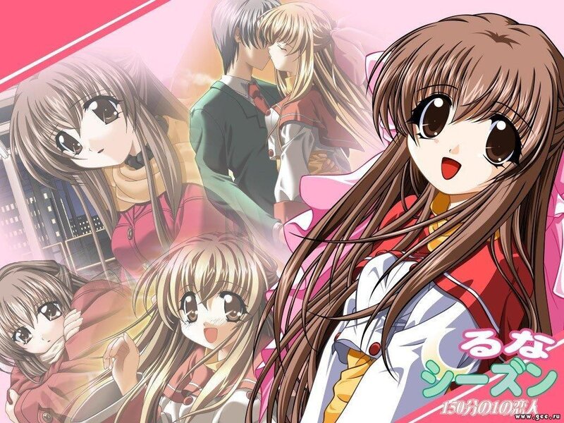 Anime character collage