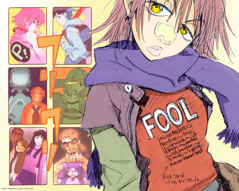 Anime character collage art